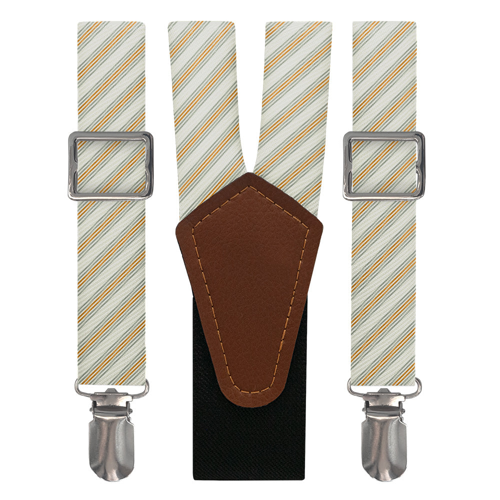 Capri Stripe Suspenders - Main View - Knotty Tie Co.