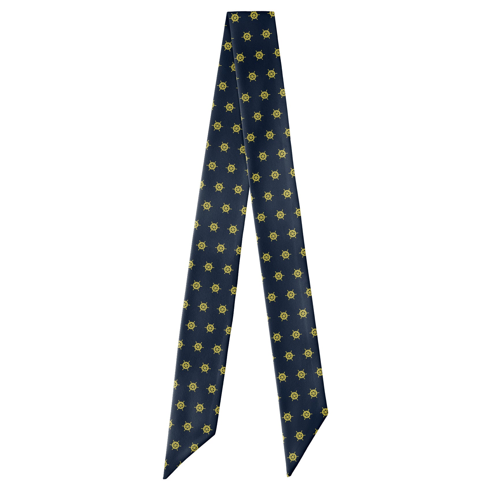 Captain's Wheel Hair Scarf - Full View of Hair Scarf - Knotty Tie Co.
