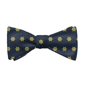 Captain's Wheel Bow Tie - Adult Standard Self-Tie 14-18" -  - Knotty Tie Co.