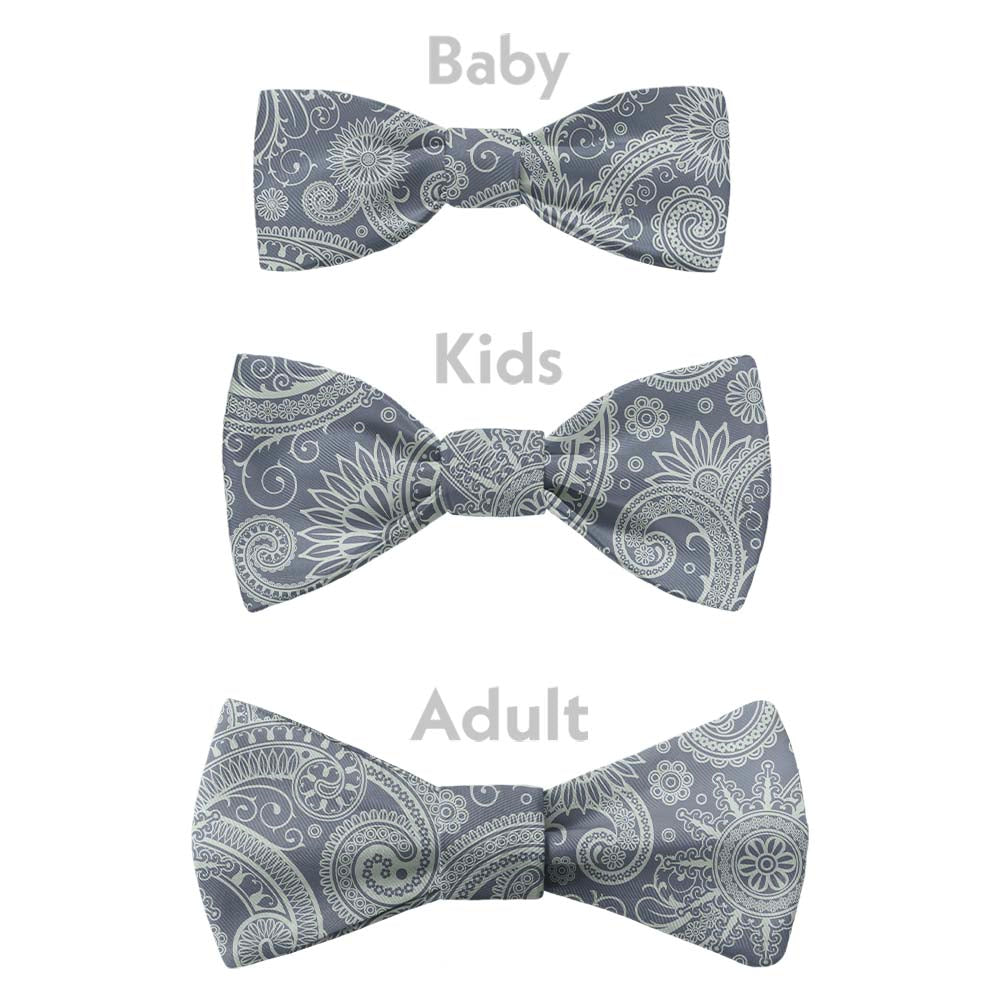 Carleton Paisley Bow Tie - Bow Sizes - Knotty Tie Co.
