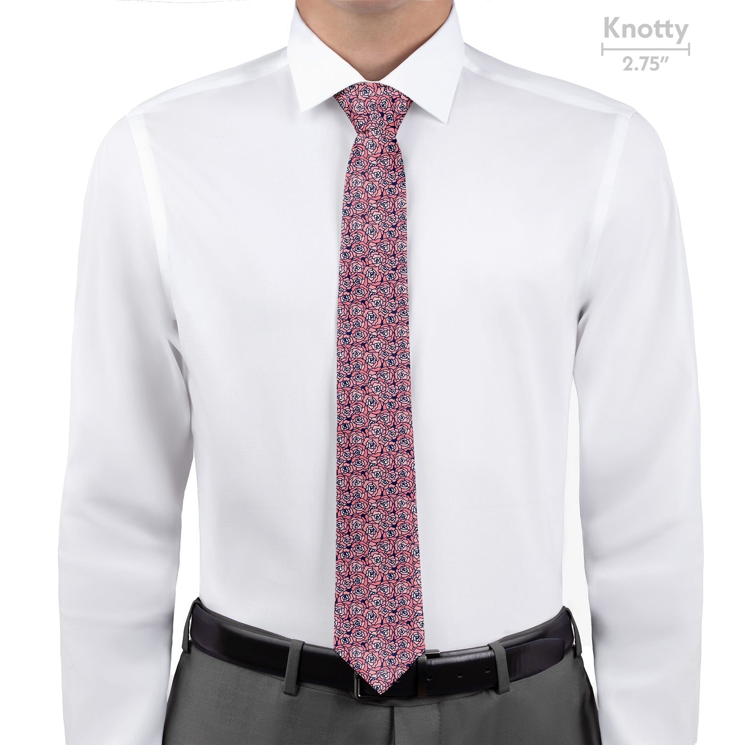 Carnation Mosaic Necktie - Knotty - Knotty Tie Co.