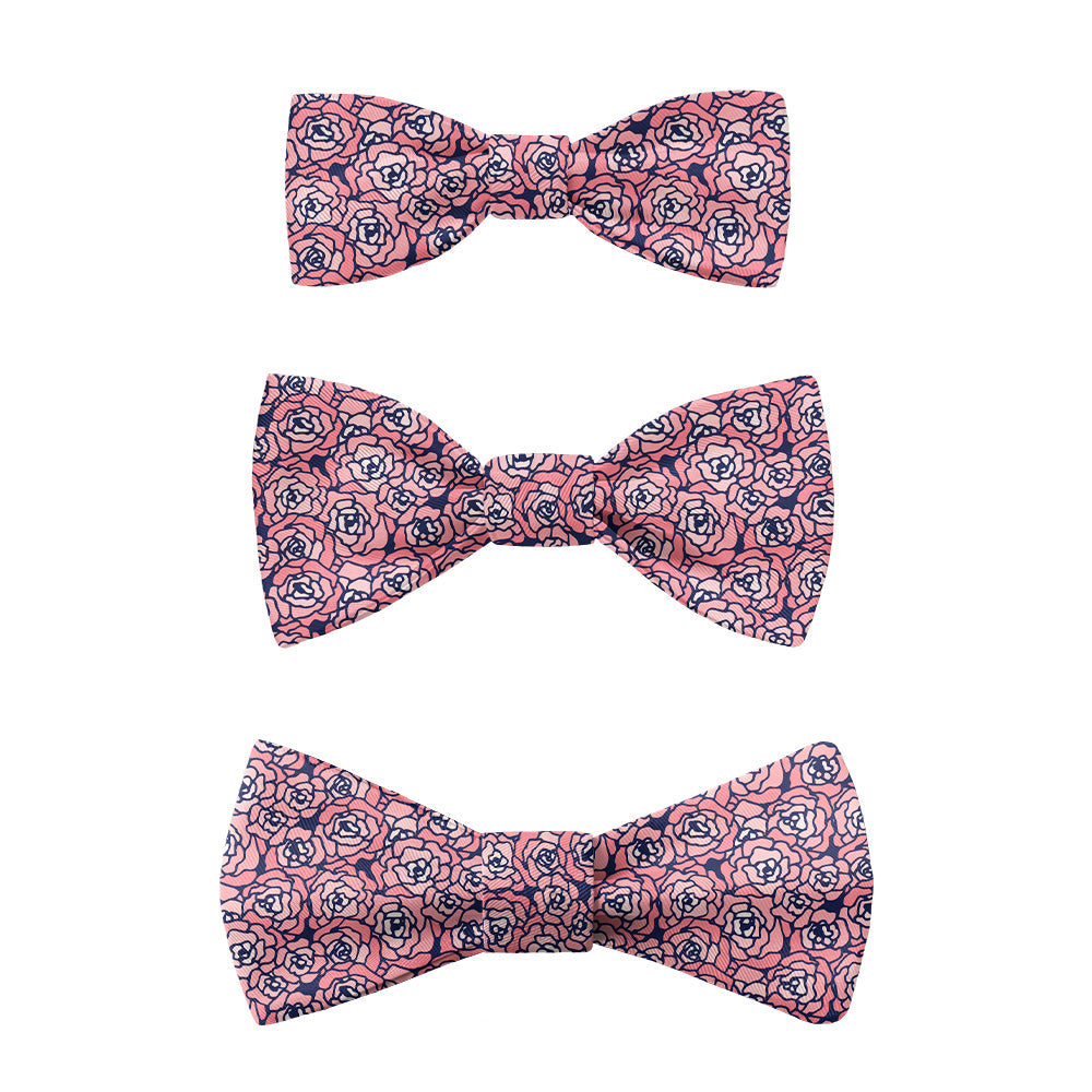 Carnation Mosaic Bow Tie -  -  - Knotty Tie Co.
