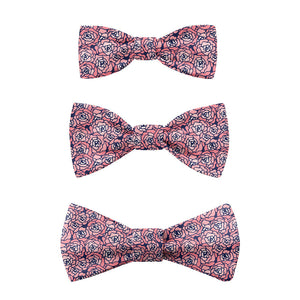 Carnation Mosaic Bow Tie -  -  - Knotty Tie Co.