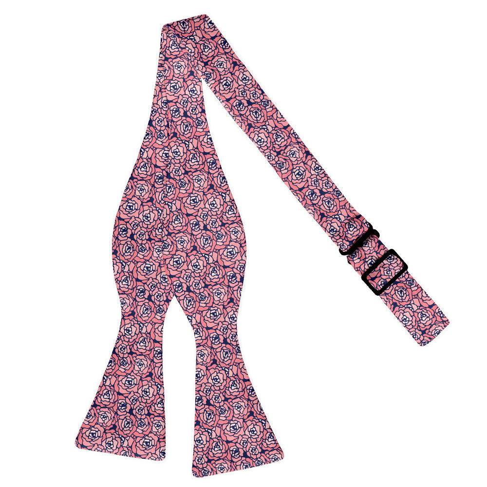 Carnation Mosaic Bow Tie - Self Tie Flat - Knotty Tie Co.