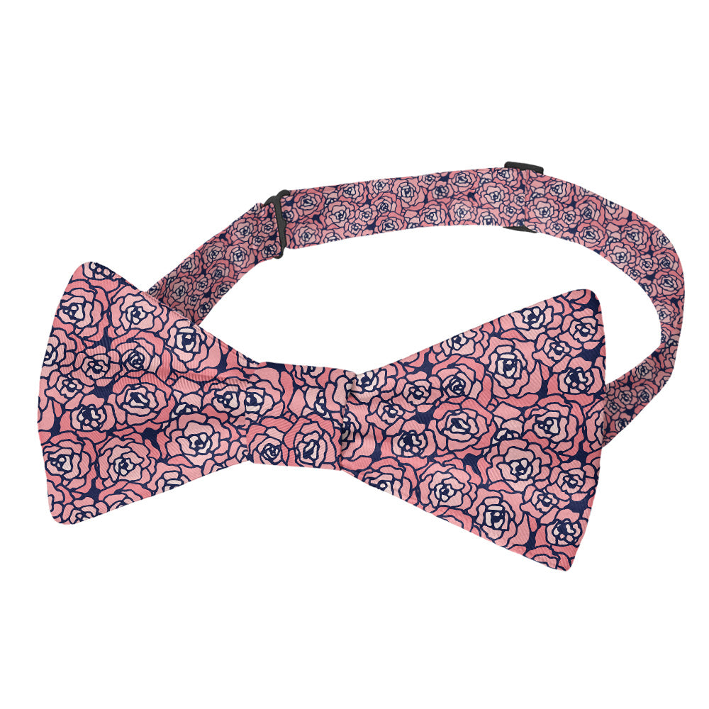 Carnation Mosaic Bow Tie - Pre-Tied Bow Tie - Knotty Tie Co.