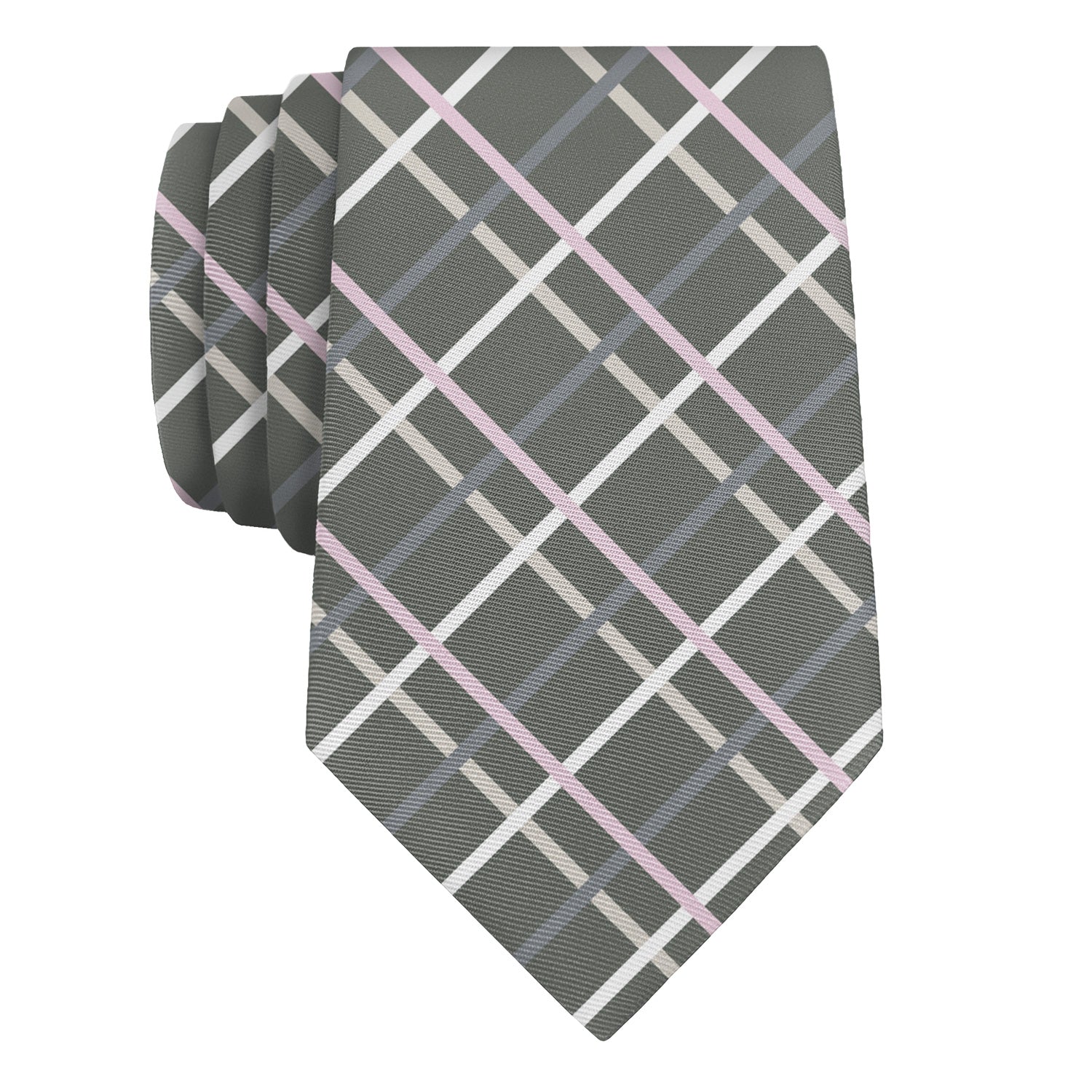 Caroline Plaid Necktie - Rolled - Knotty Tie Co.