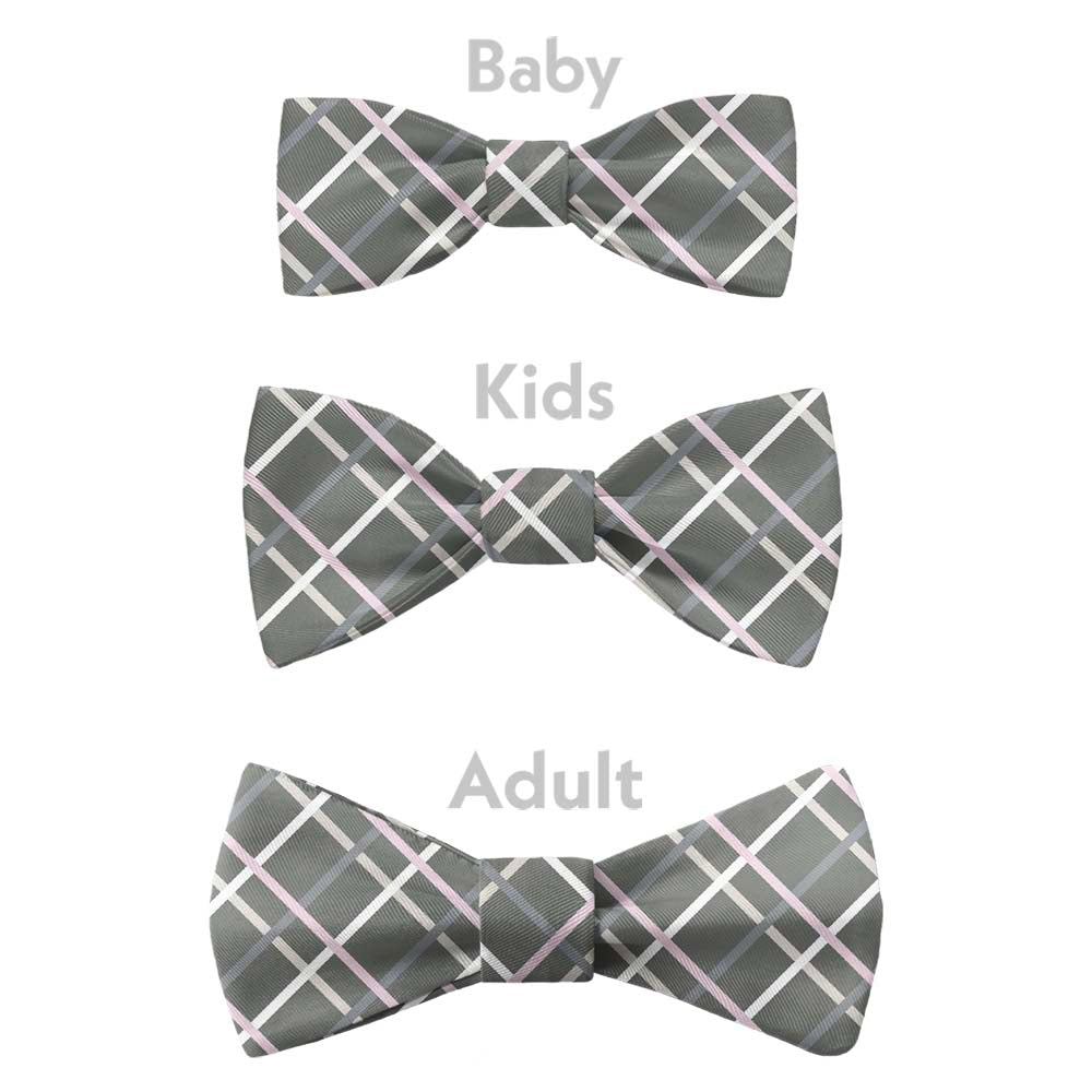 Caroline Plaid Bow Tie - Bow Sizes - Knotty Tie Co.