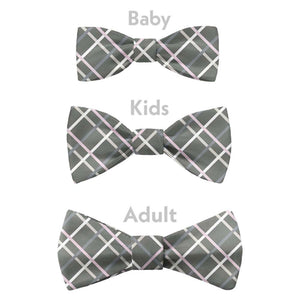Caroline Plaid Bow Tie - Bow Sizes - Knotty Tie Co.