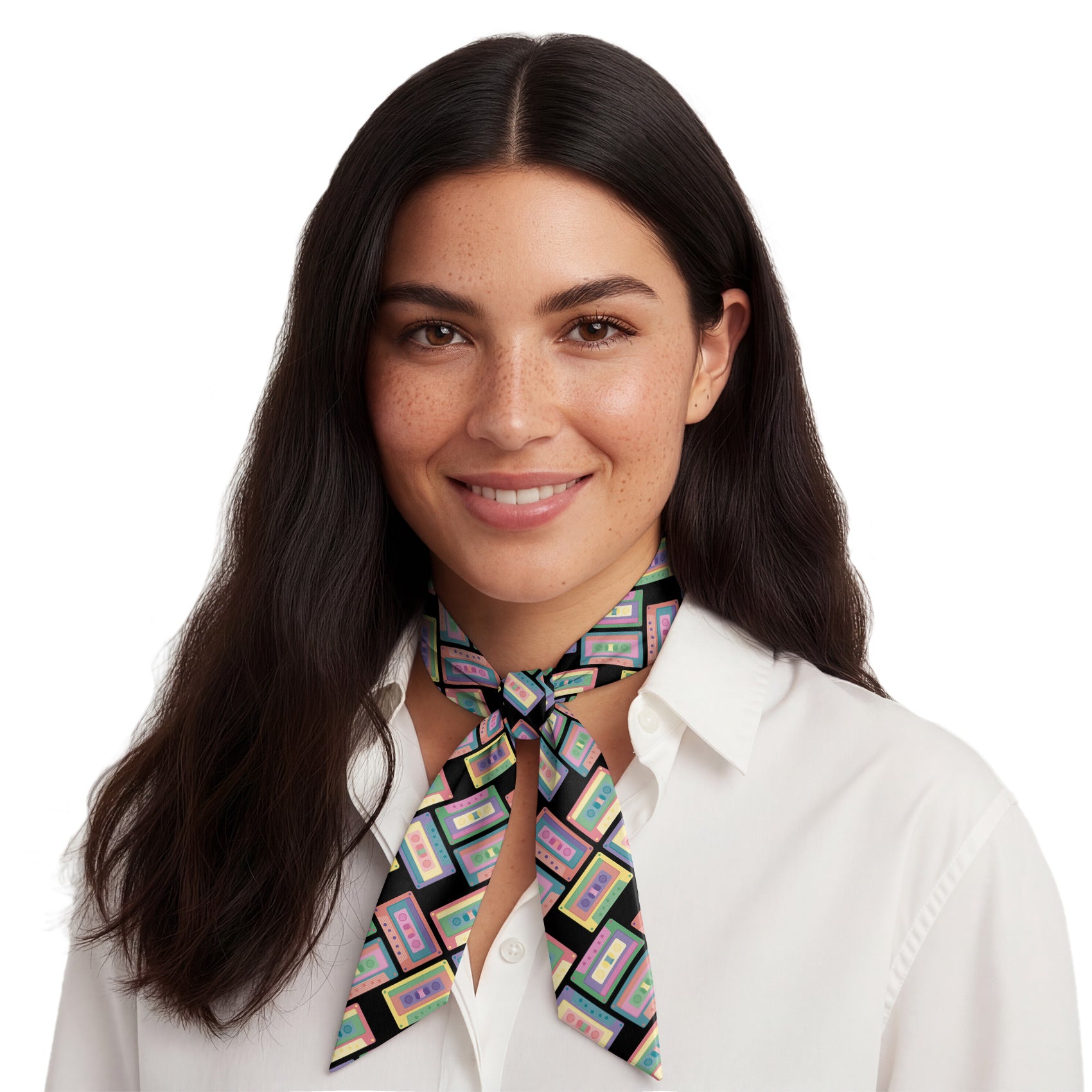 Cassette Hair Scarf - Neck Scarves - Knotty Tie Co.