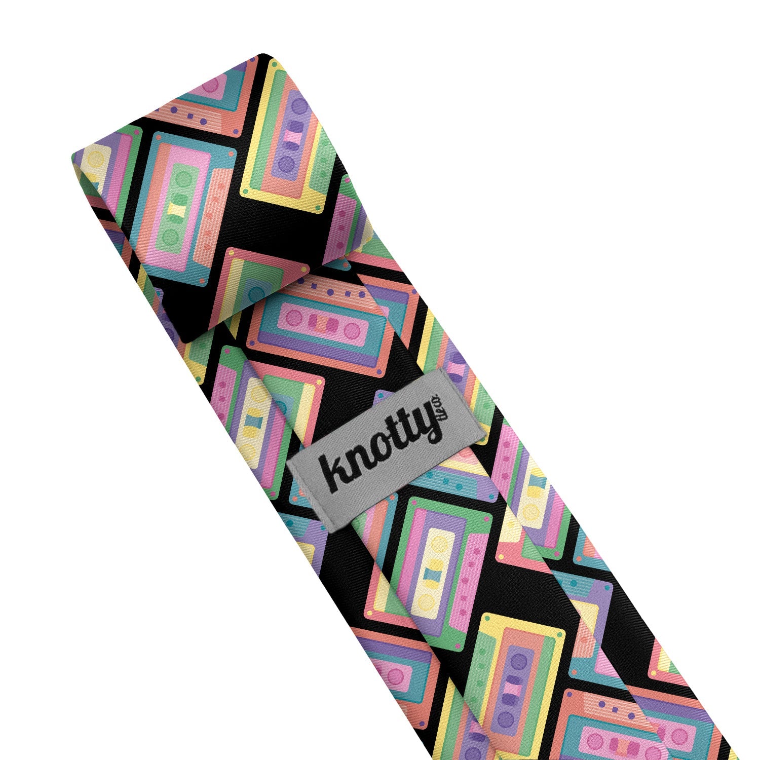 Cassette Necktie - Tag - Knotty Tie Co.