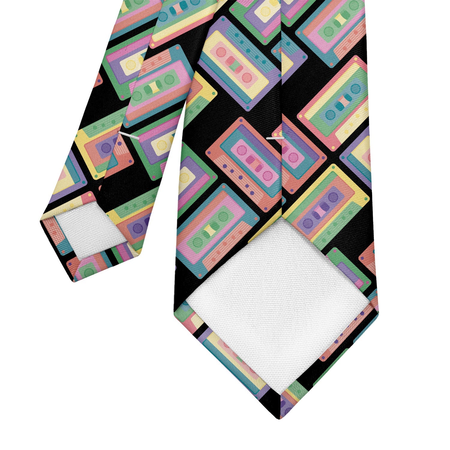 Cassette Necktie - Tipping - Knotty Tie Co.
