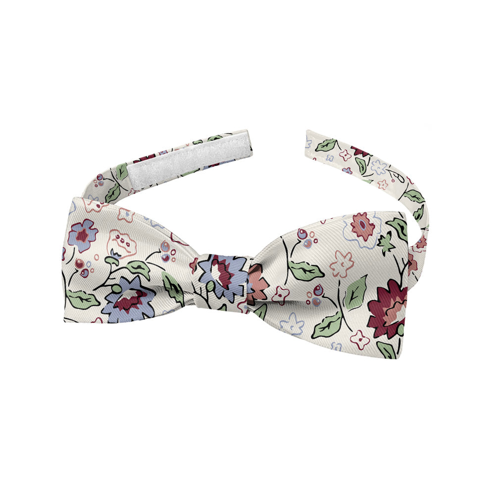 Cecile Floral Bow Tie - Baby Pre-Tied 9.5-12.5" -  - Knotty Tie Co.