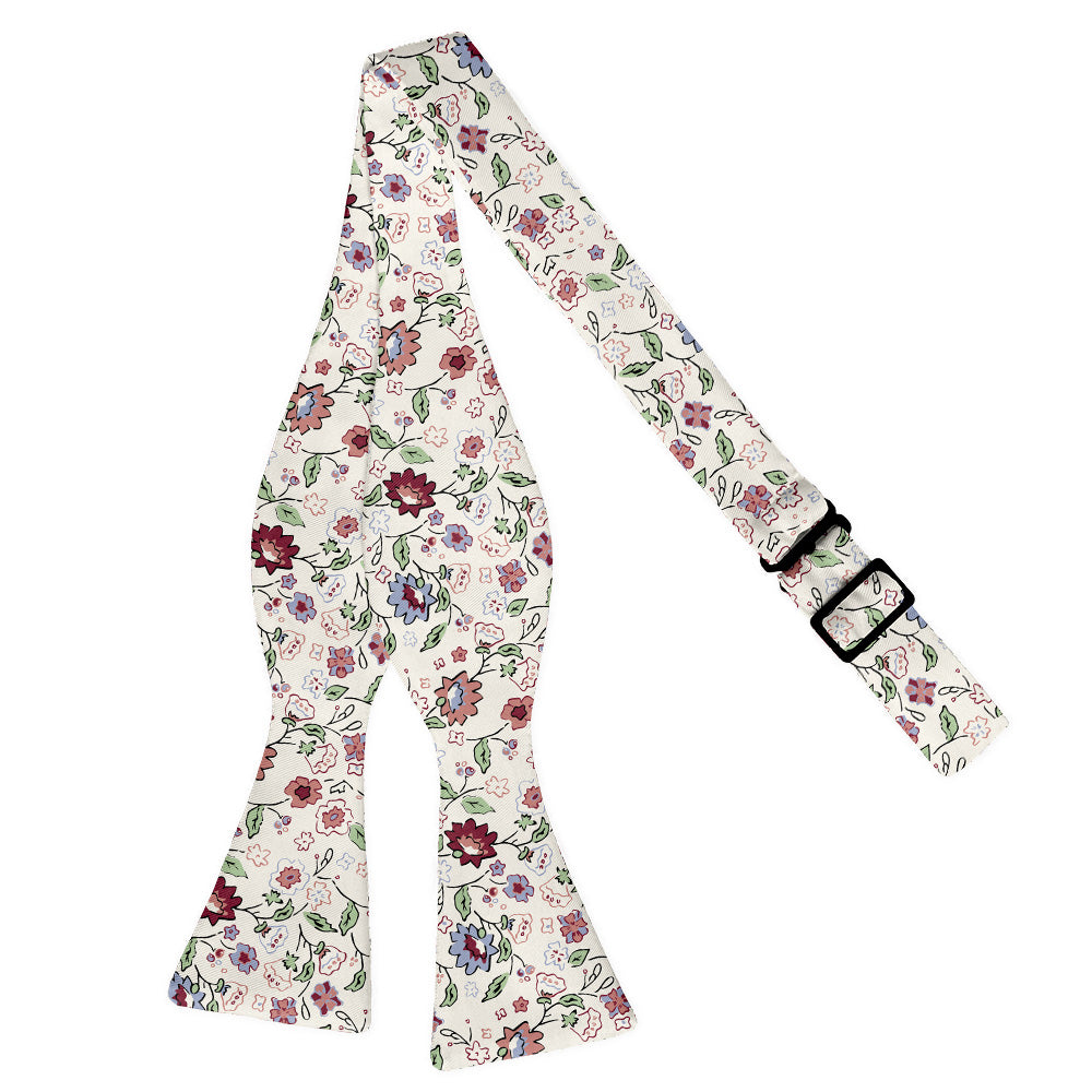 Cecile Floral Bow Tie - Self Tie Flat - Knotty Tie Co.