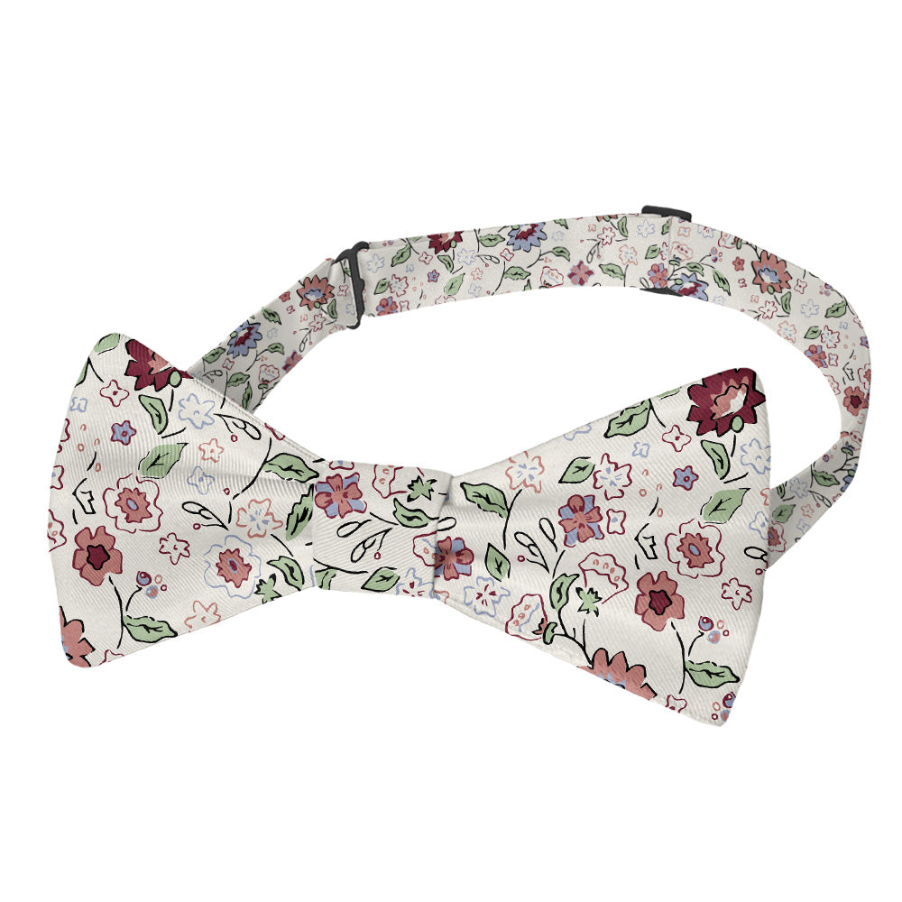 Cecile Floral Bow Tie - Pre-Tied Bow Tie - Knotty Tie Co.