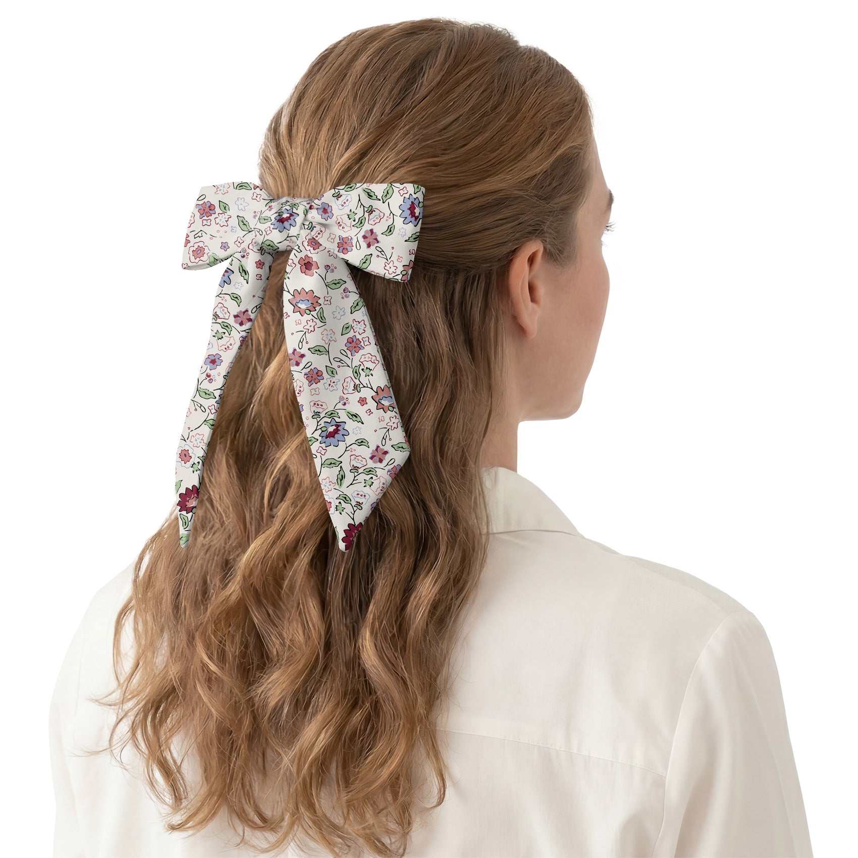 Cecile Floral Hair Scarf - Hair Scarf - Knotty Tie Co.