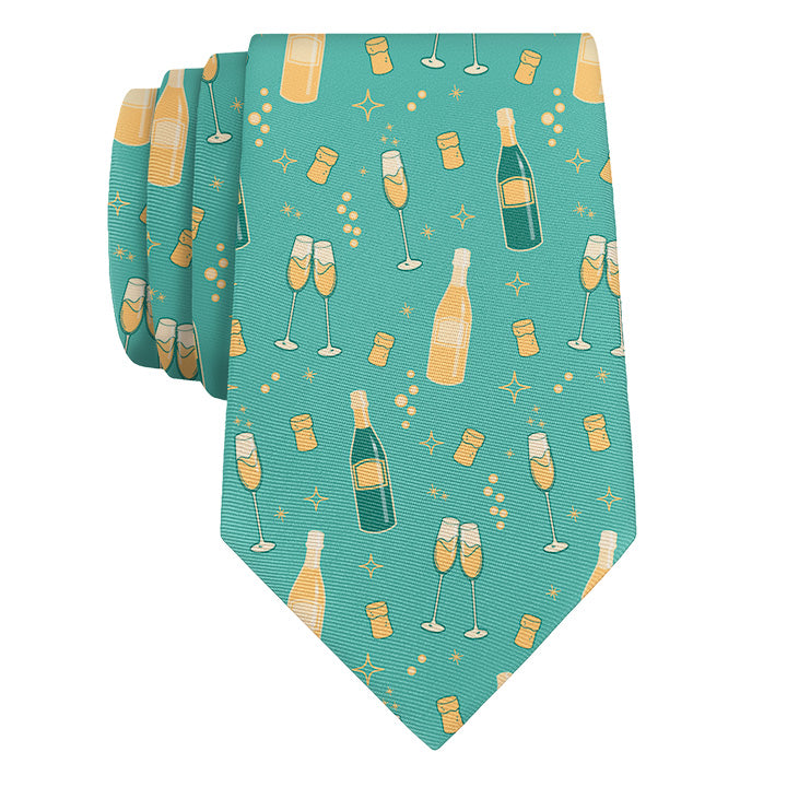 Champagne Necktie - Rolled - Knotty Tie Co.