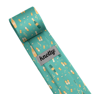 Champagne Necktie - Tag - Knotty Tie Co.