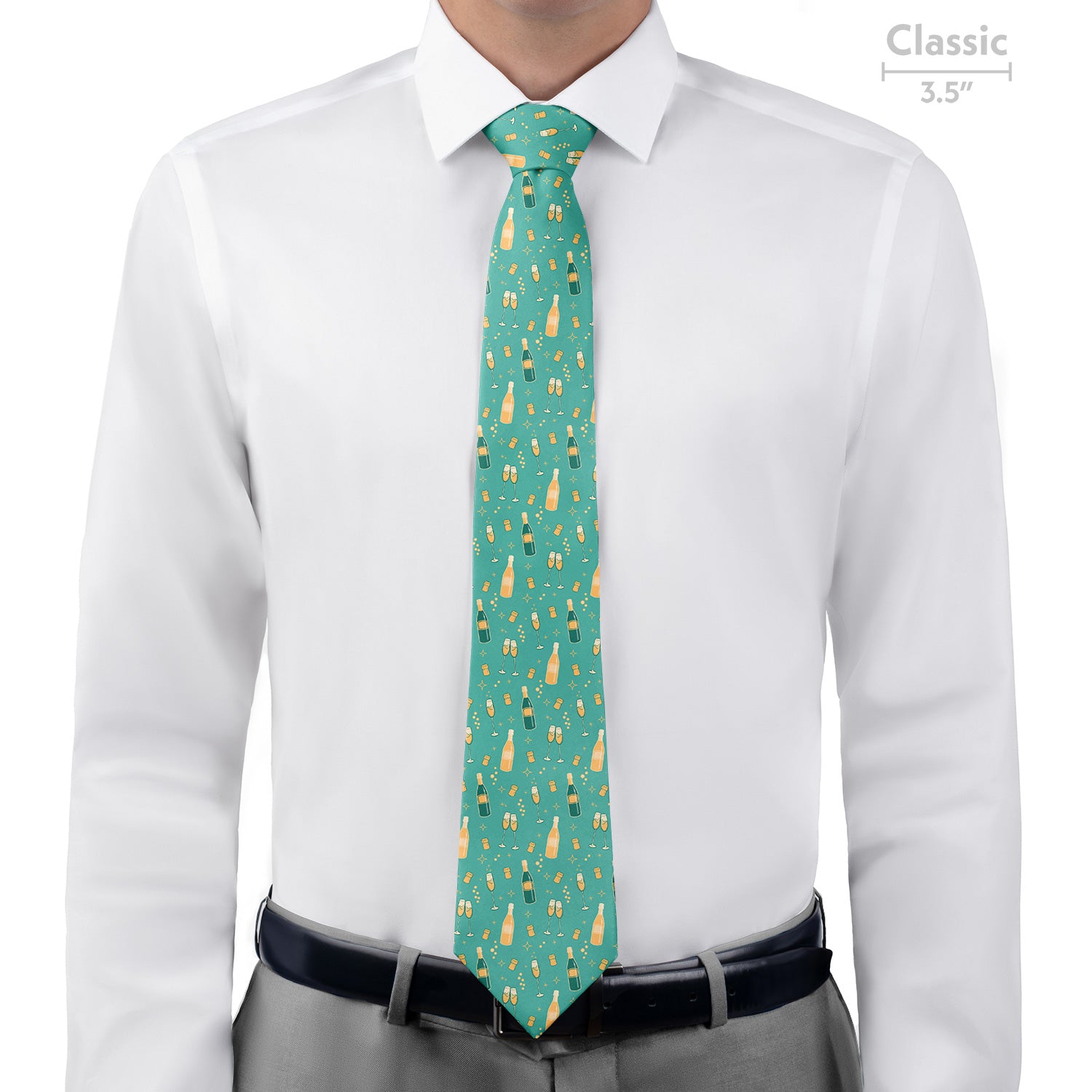Champagne Necktie - Classic  - Knotty Tie Co.
