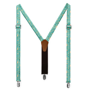 Champagne Suspenders - Full Front View - Knotty Tie Co.