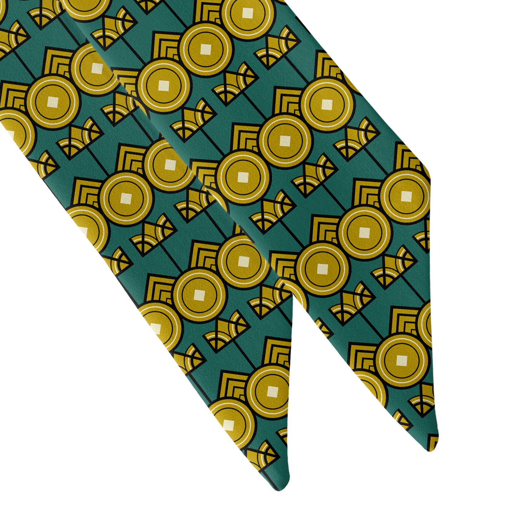 Charleston Hair Scarf - Scarf Tapered Ends - Knotty Tie Co.