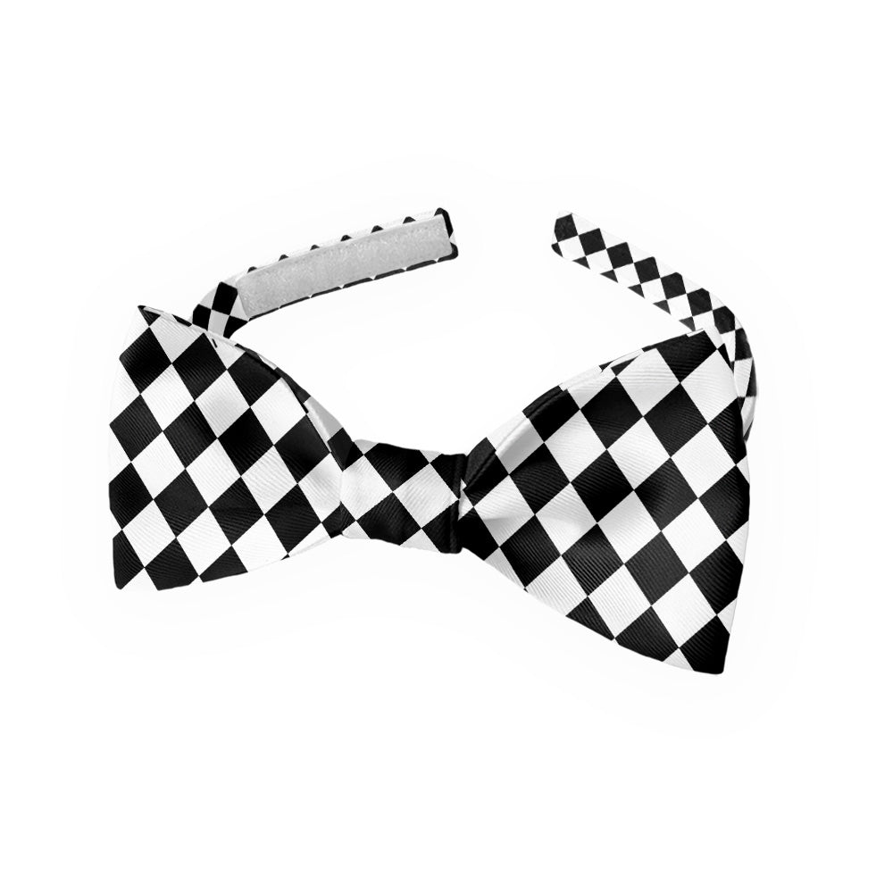 Checkered Tile Bow Tie - Kids Pre-Tied 9.5-12.5" -  - Knotty Tie Co.
