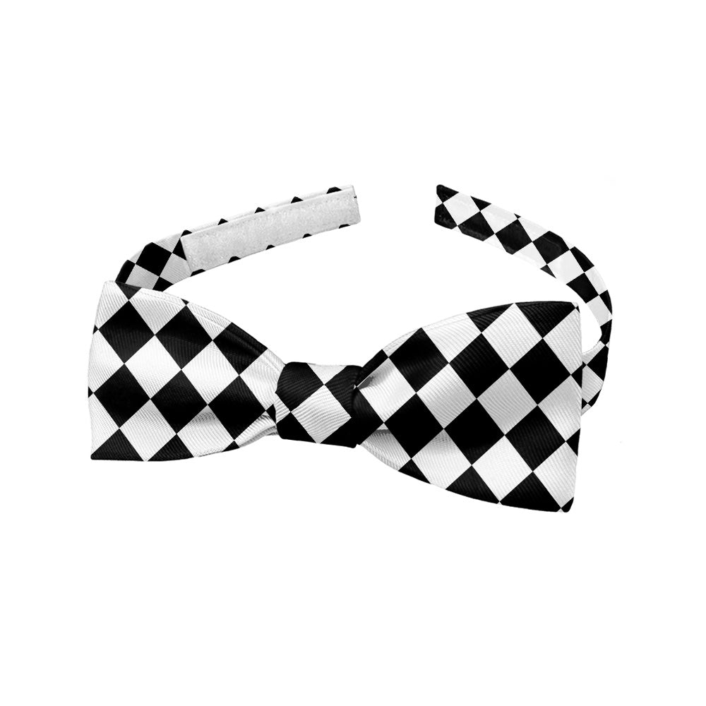 Checkered Tile Bow Tie - Baby Pre-Tied 9.5-12.5" -  - Knotty Tie Co.