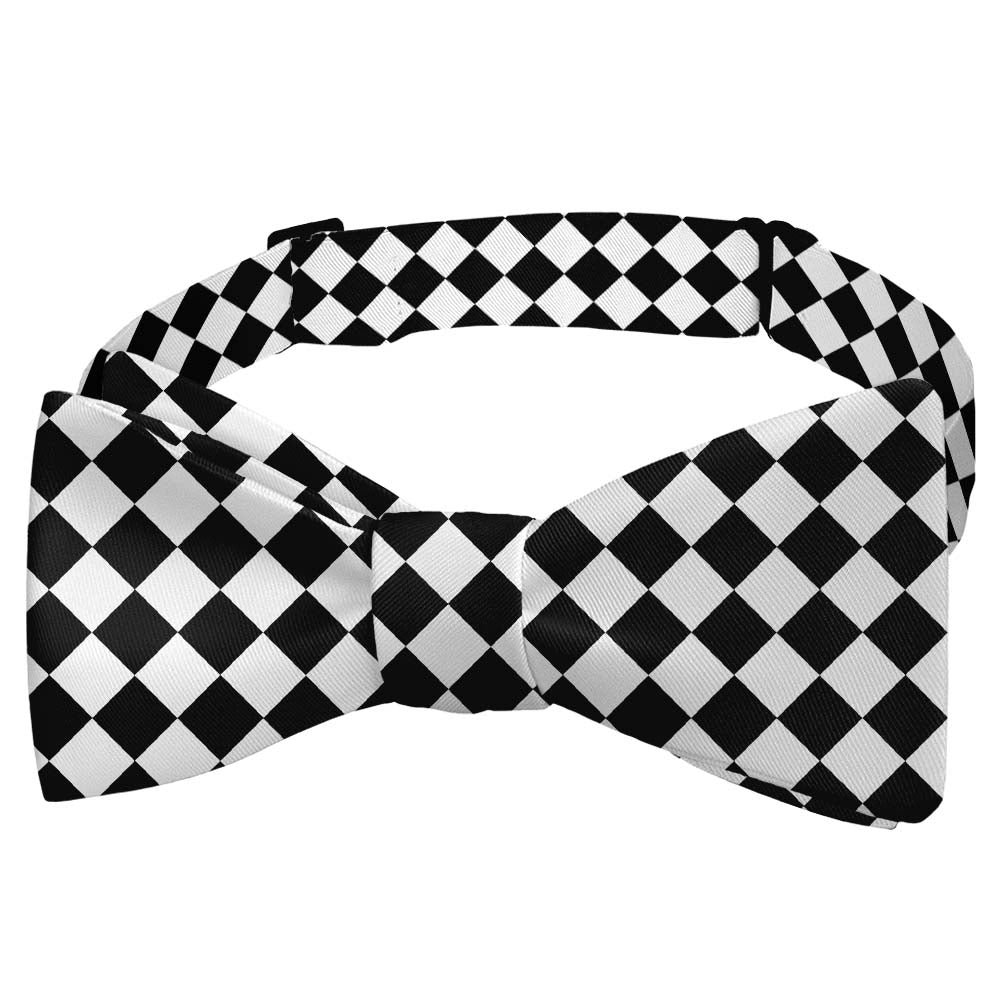Checkered Tile Bow Tie - Self Tie Bow Tie - Knotty Tie Co.