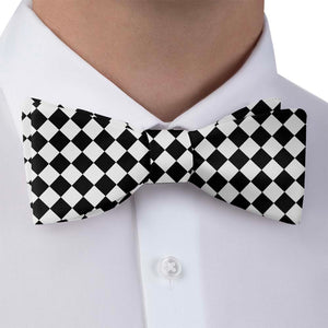 Checkered Tile Bow Tie - Bow Tie with Dress Shirt - Knotty Tie Co.