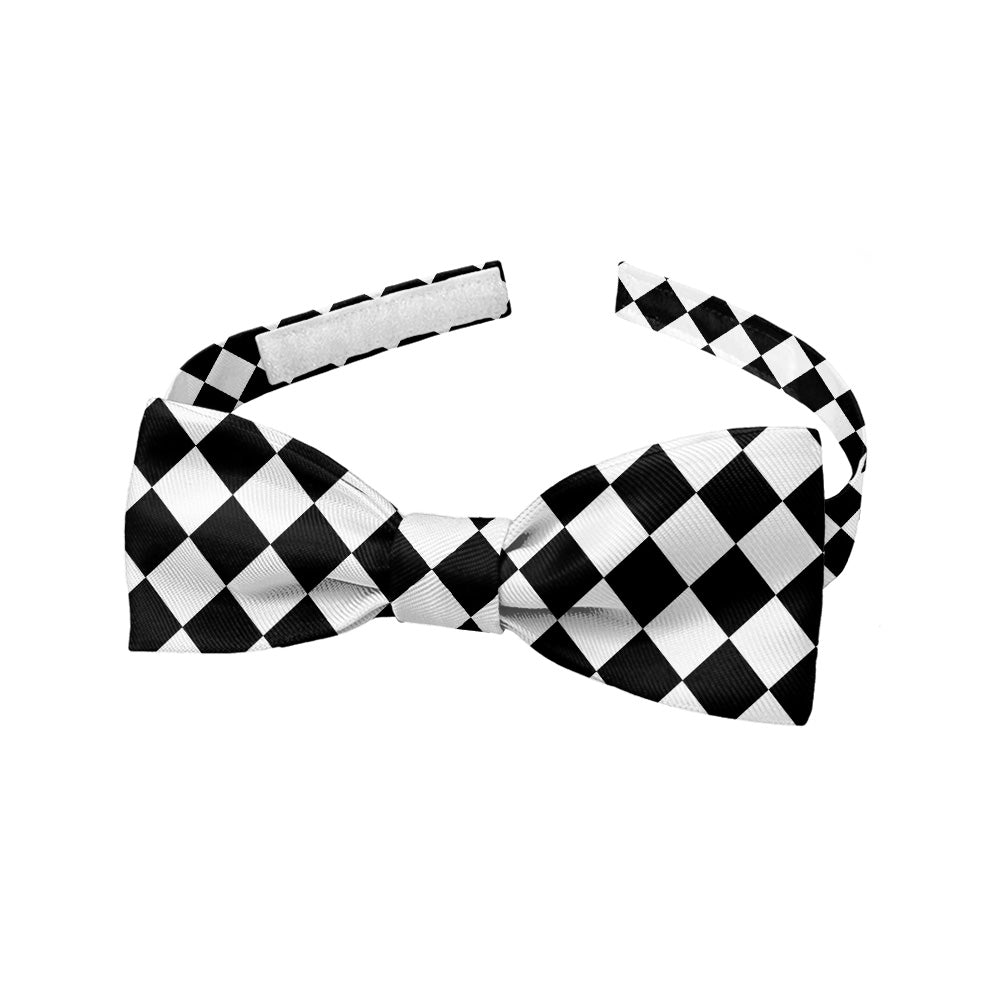 Checkered Tile Bow Tie - Baby Bow Tie - Knotty Tie Co.