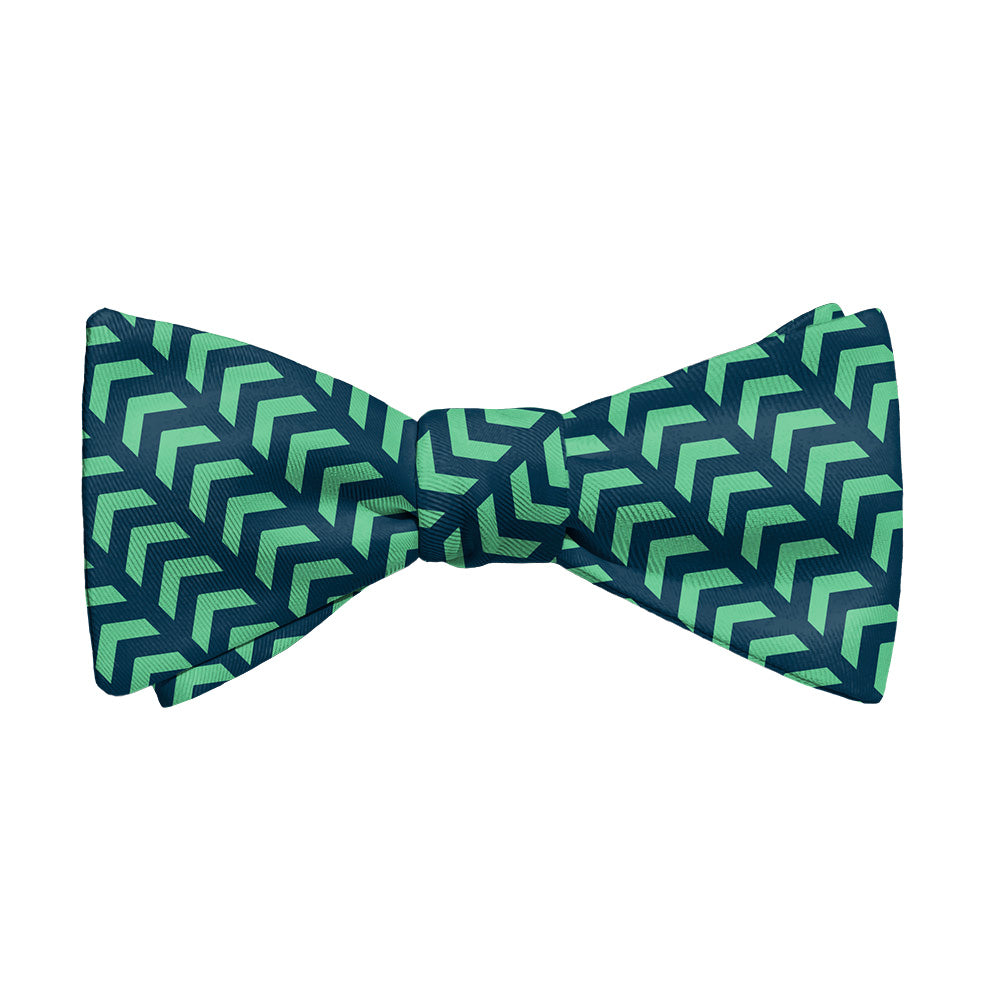 Chevron Geometric Bow Tie - Adult Standard Self-Tie 14-18" -  - Knotty Tie Co.