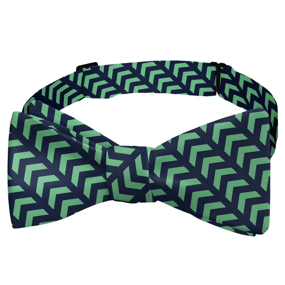 Chevron Geometric Bow Tie - Self Tie Bow Tie - Knotty Tie Co.