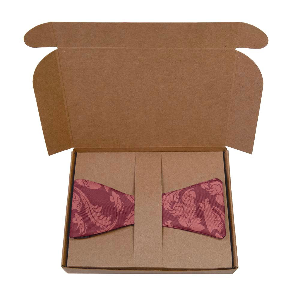 Chloe Paisley Bow Tie- Kraft Gift Box Packaging - Knotty Tie Co.