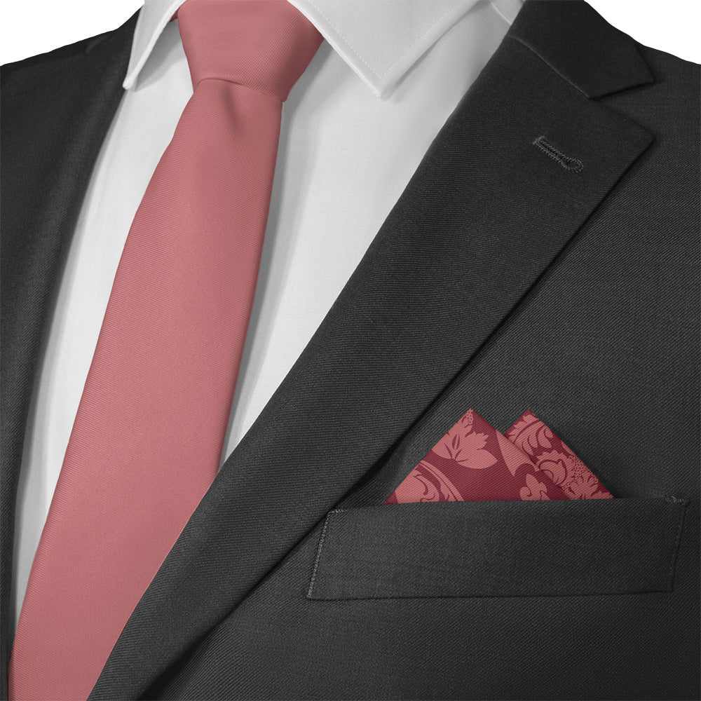Chloe Paisley Pocket Square - Matching Necktie- Knotty Tie Co.