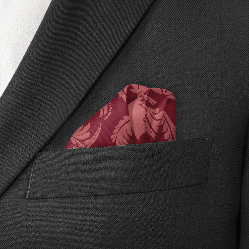 Chloe Paisley Pocket Square - Wave Fold - Knotty Tie Co.