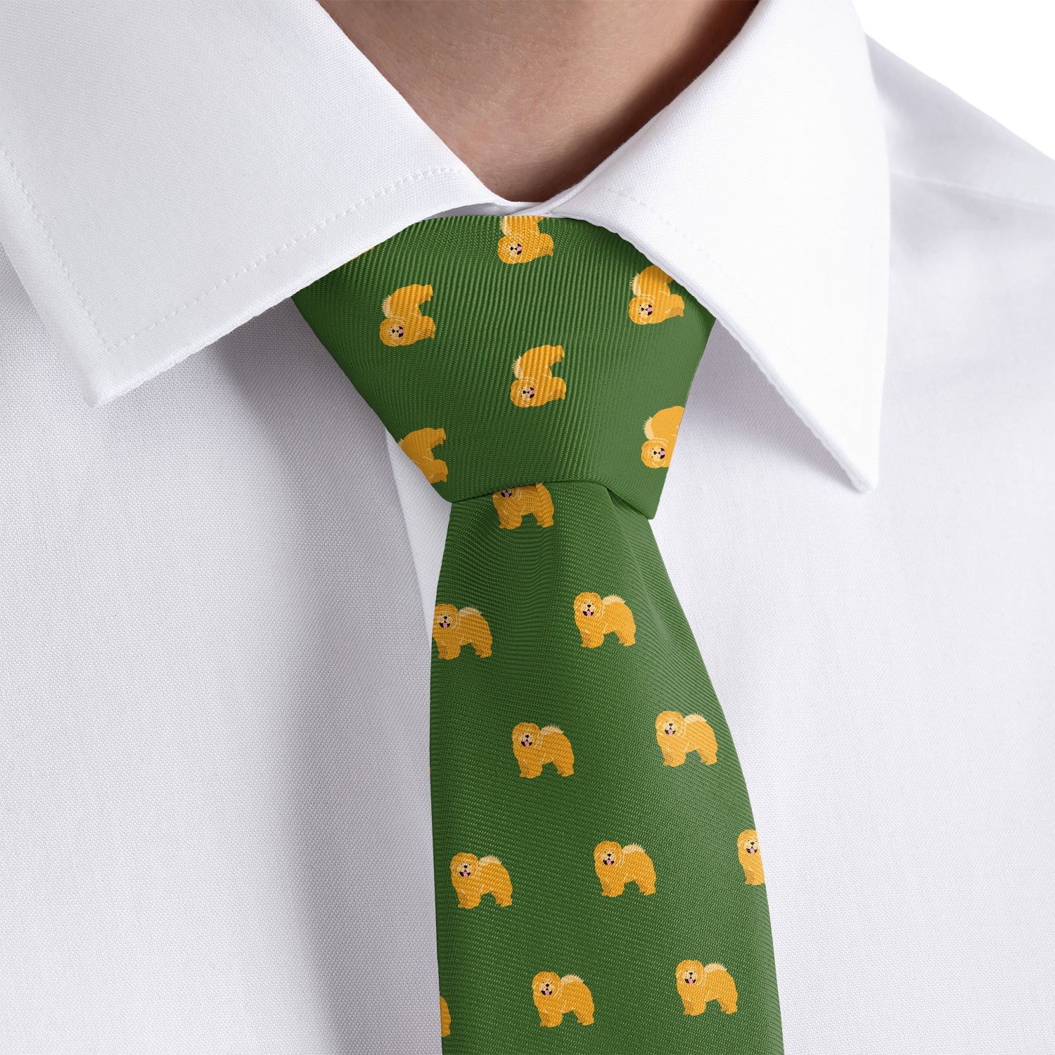 Chow Chow Necktie - Dress Shirt - Knotty Tie Co.