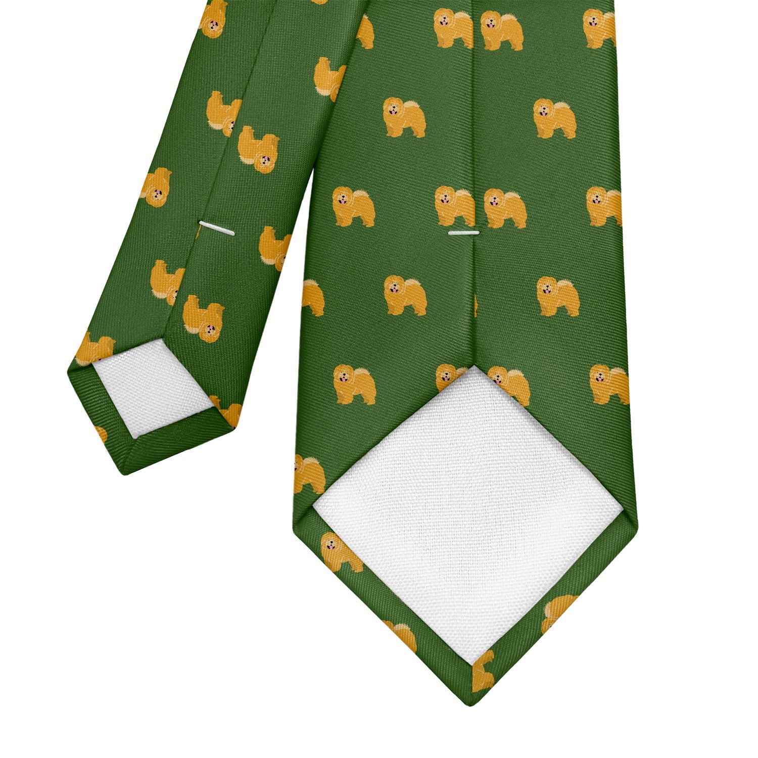Chow Chow Necktie - Tipping - Knotty Tie Co.