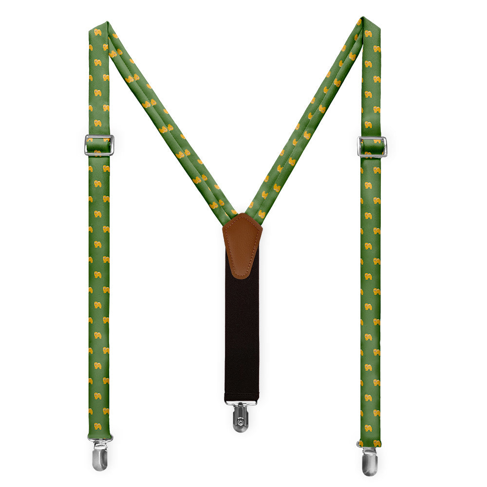 Chow Chow Suspenders - Full Front View - Knotty Tie Co.