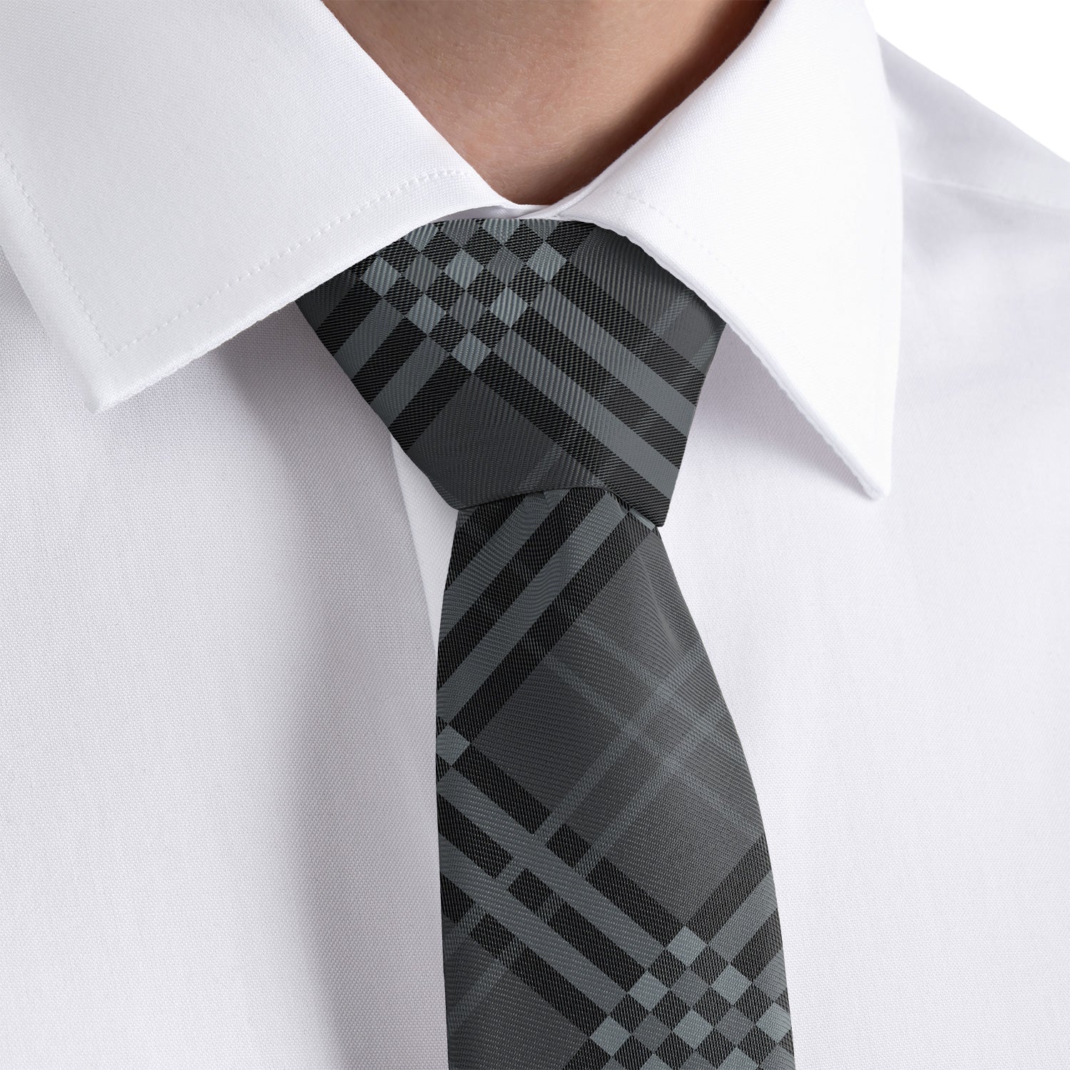Cincy Plaid Necktie - Dress Shirt - Knotty Tie Co.