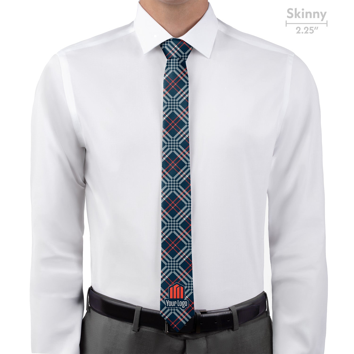 Custom Cincy 1 Logo Tie - Skinny - Knotty Tie Co.