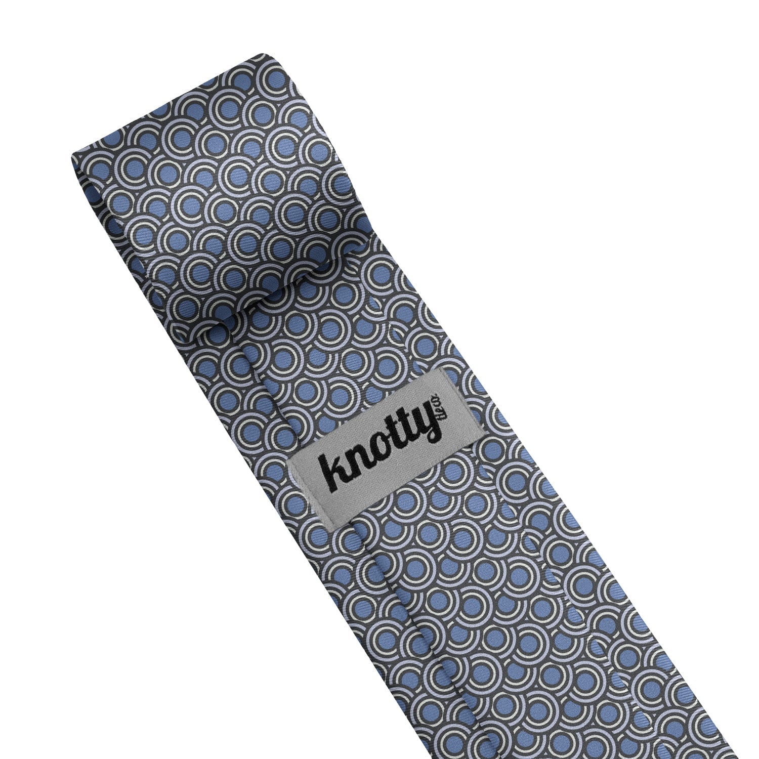 Circles Necktie - Tag - Knotty Tie Co.
