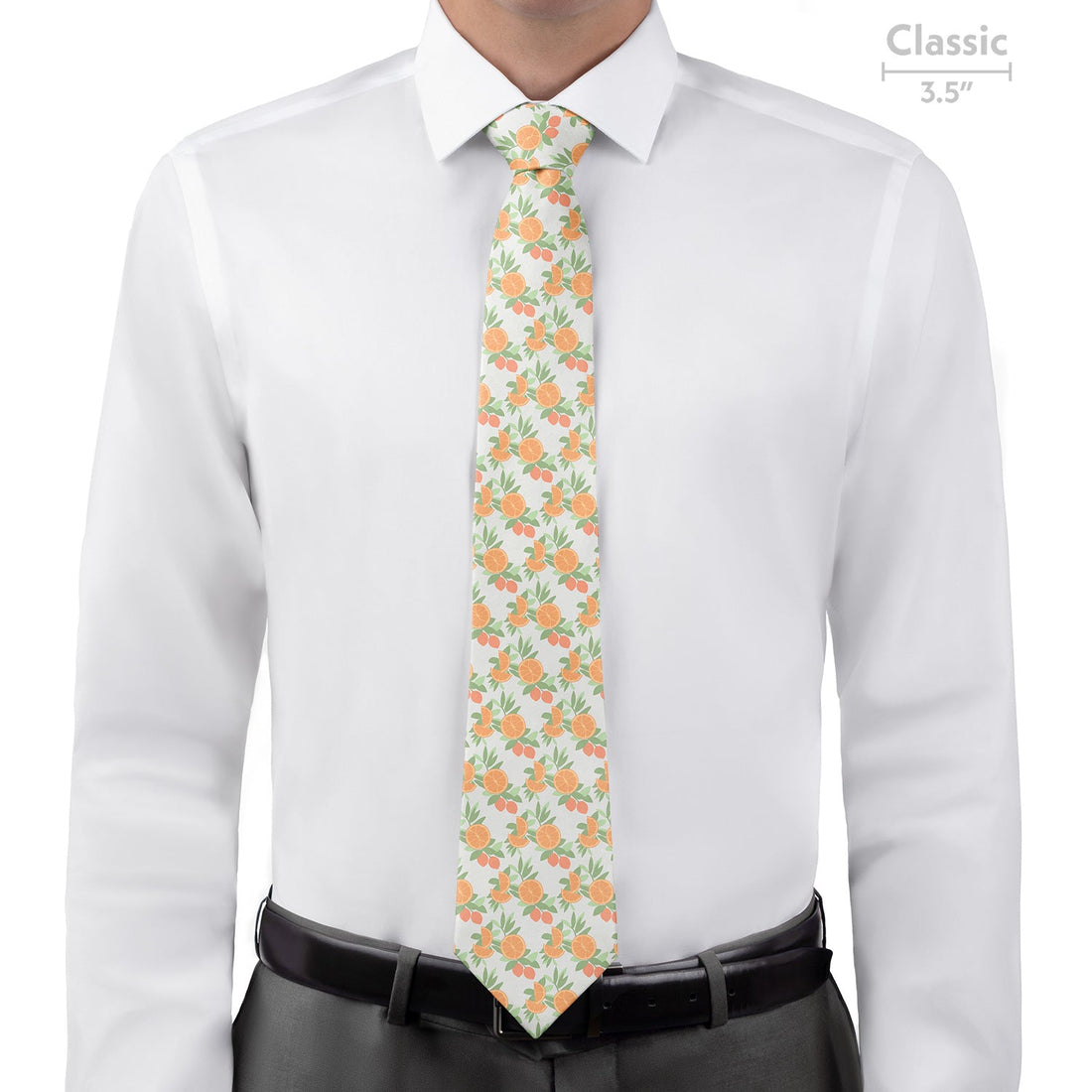 Citrus Blossom Floral Necktie - Classic - Knotty Tie Co.