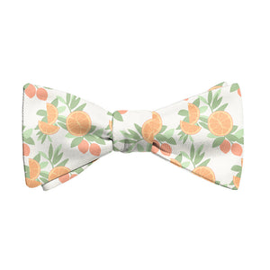 Citrus Blossom Floral Bow Tie - Adult Standard Self-Tie 14-18" -  - Knotty Tie Co.