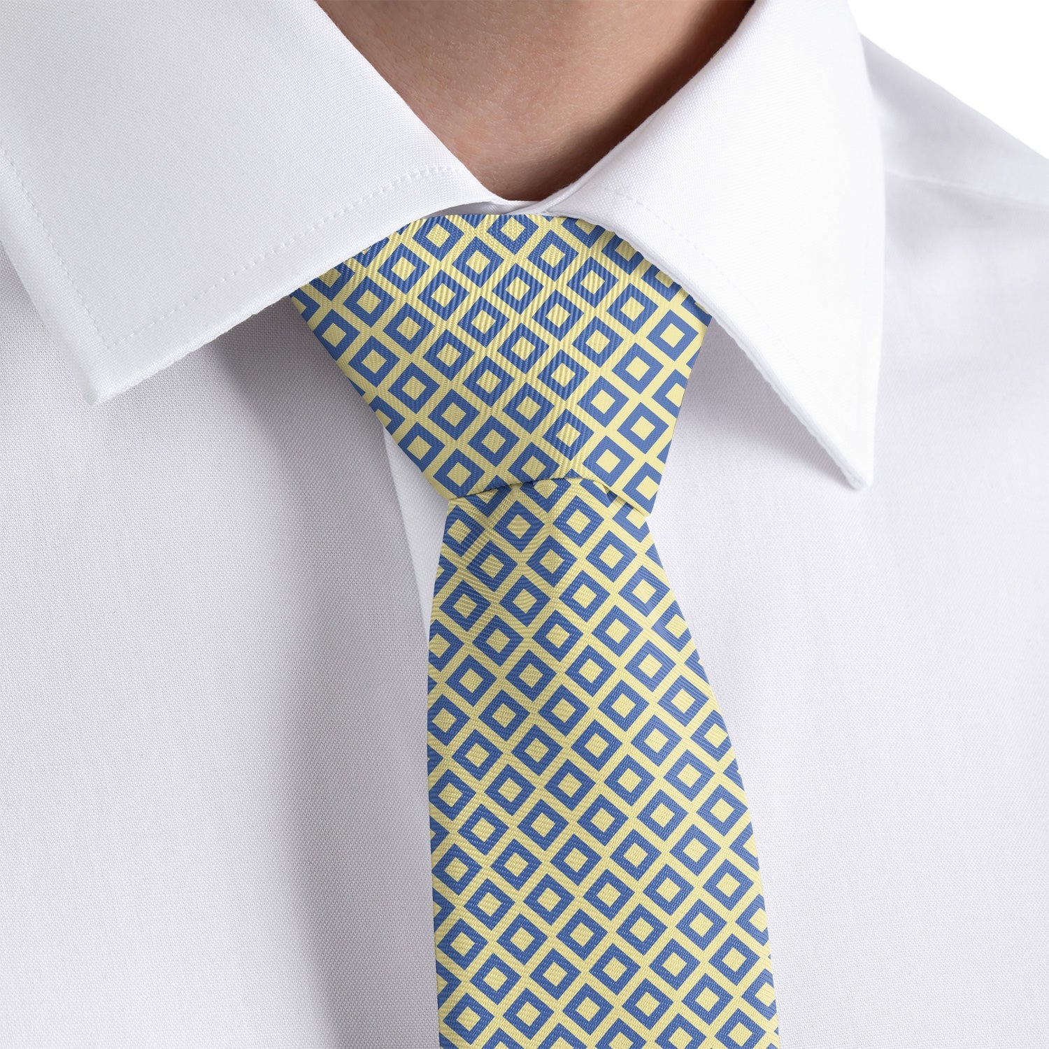 Clancy Geometric Necktie - Dress Shirt - Knotty Tie Co.