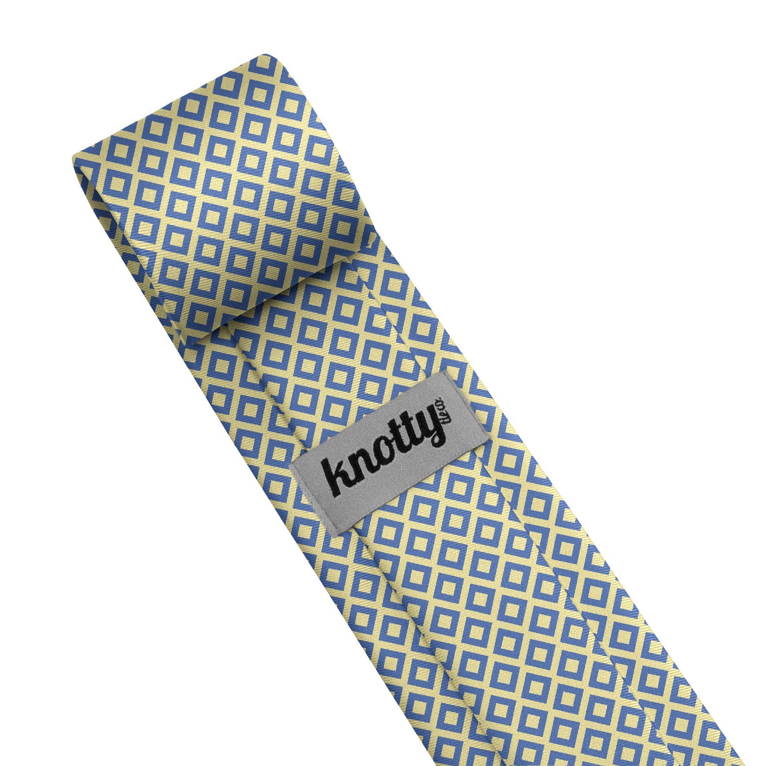 Clancy Geometric Necktie - Tag - Knotty Tie Co.