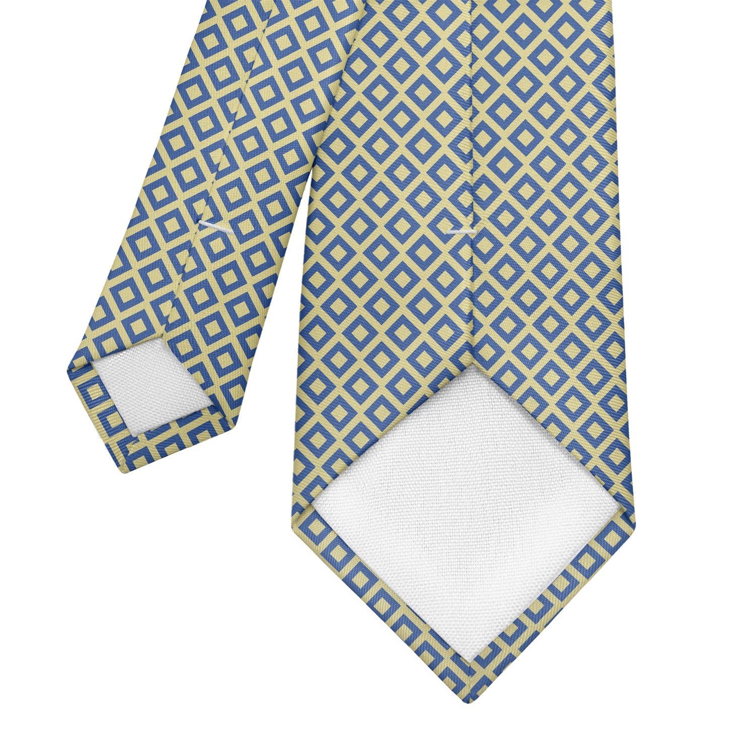 Clancy Geometric Necktie - Tipping - Knotty Tie Co.