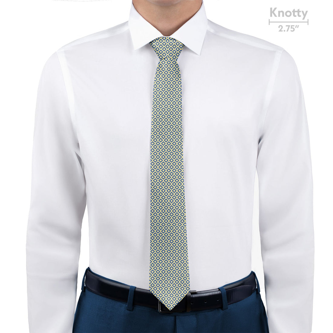 Clancy Geometric Necktie - Knotty - Knotty Tie Co.