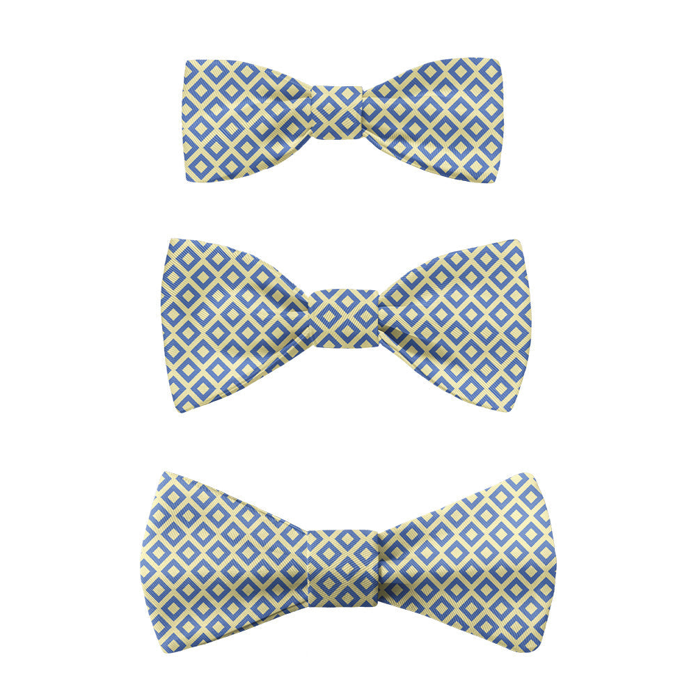 Clancy Geometric Bow Tie -  -  - Knotty Tie Co.