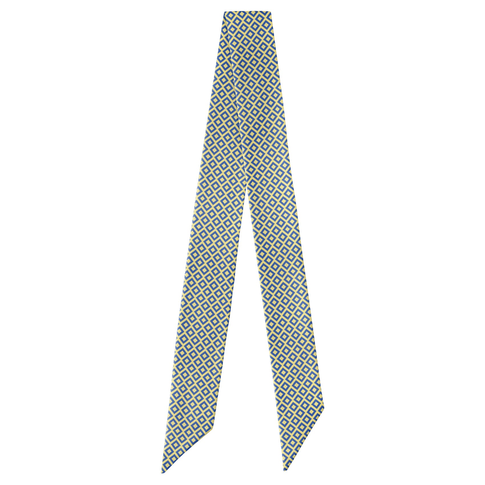 Clancy Geometric Hair Scarf - Full View of Hair Scarf - Knotty Tie Co.