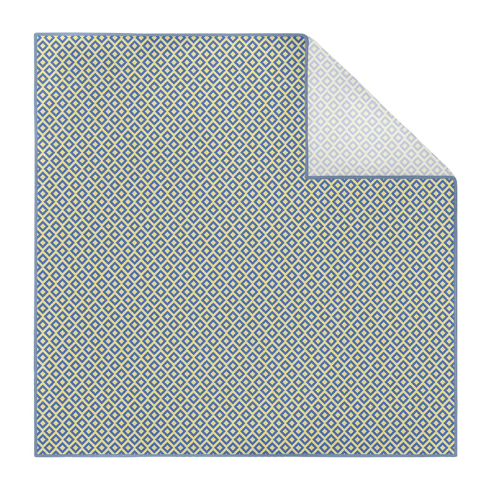 Clancy Geometric Pocket Square - Printed - Knotty Tie Co.