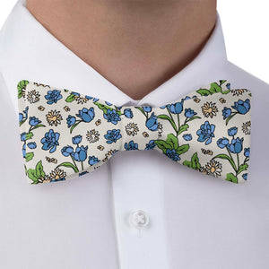 Clara Floral Bow Tie - Bow Tie with Dress Shirt - Knotty Tie Co.